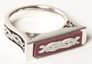 Wedgwood Jasperware Jewelry (Size 7) Sterling Ring, Fine China Dinnerware   Jasp