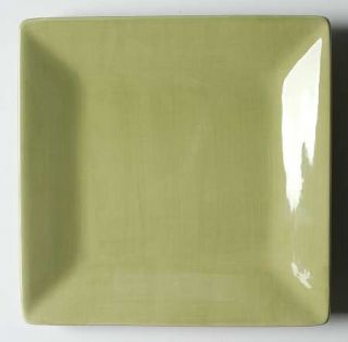 Tabletops Unlimited Corsica Pine Green Square Salad Plate, Fine China Dinnerware