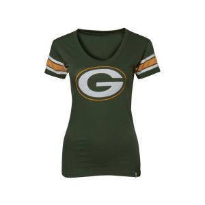 Green Bay Packers 47 Brand NFL Wmns Off Campus Scoop Neck T Shirt