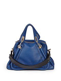 Chloe Paraty Military Medium Tote   Royal Navy