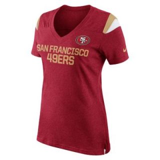 Nike Fan (NFL San Francisco 49ers) Womens Top   Gym Red