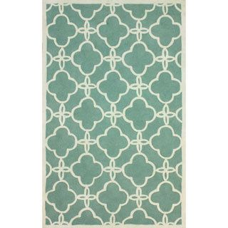 Nuloom Handmade Indoor / Outdoor Lattice Trellis Blue Rug (83 X 11) (BluePattern AbstractTip We recommend the use of a non skid pad to keep the rug in place on smooth surfaces.All rug sizes are approximate. Due to the difference of monitor colors, some 