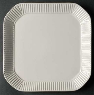 Cindy Crawford Style Ellery Ivory Salad Plate, Fine China Dinnerware   All Ivory