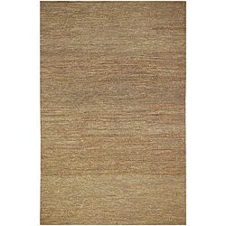 Casual Handwoven Haneul Brown Hemp Rug (8 X 10)