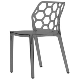 Cove Transparent Black Acrylic Modern Dining Chair