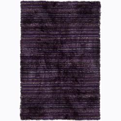 Handwoven Mixed Shade Mandara Shag Rug (26 X 76) (Black, brown, beigePattern Shag Tip We recommend the use of a  non skid pad to keep the rug in place on smooth surfaces. All rug sizes are approximate. Due to the difference of monitor colors, some rug c