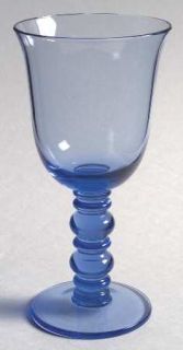 Gorham Fanfare Blue Wine Glass   Blue