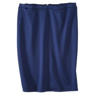 Mossimo Petites Scuba Color block Skirt   Blue/Black LP