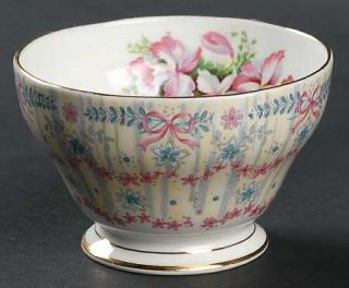 Queen Anne (England) Royal Bridal Gown Open Sugar Bowl, Fine China Dinnerware  