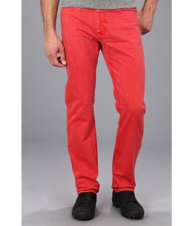 Big Star Divison Overdye Straight Leg Jean in Sunrise Red Mens Jeans (Red)