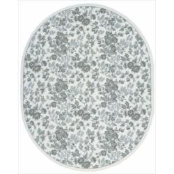 Nourison Hand hooked Ivory/green Country Heritage Rug (76 X 96 Oval)