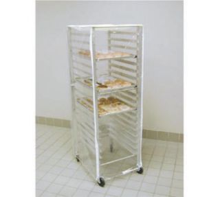 Curtron Rack Cover, 23 in W x 28 in D x 62 in H, 12 mil, Clear