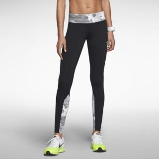Nike Epic Lux Printed Womens Running Tights   Black