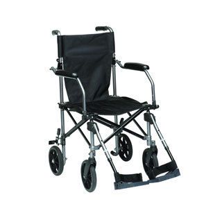 Travelite Transport Wheelchair Chair In A Bag (AdultAdjustable height NoWheeled YesMaterials Aluminum, nylonWeight capacity 250 poundsDimensions 33 inches x 22.5 inches x 37.5 inchesAssembly Required. )