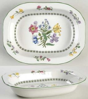 Spode Summer Palace (Imperialware) 9 Oval Vegetable Bowl, Fine China Dinnerware