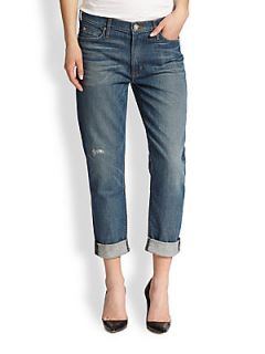 Hudson Jude Slouchy Skinny Cropped Jeans   Daydreams