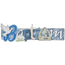Baptism Stacked Statement 3 d Title Sticker