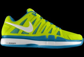 Nike Zoom Vapor 9 Tour Clay iD Custom Mens Tennis Shoes   Yellow