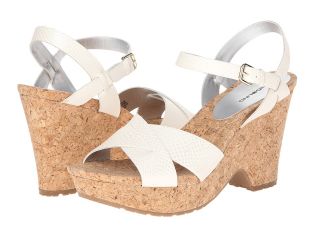 Bandolino Dreammaker Womens Wedge Shoes (White)