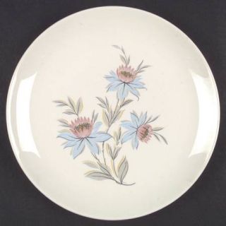 Steubenville Fairlane Dinner Plate, Fine China Dinnerware   Pink/Blue Flowers, G