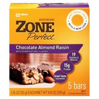 ZonePerfect Chocolate Almond Raisin Nutrition Bars   5 Count
