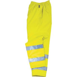 Ergodyne GloWear Class E Thermal Pants   Lime, 5XL, Model# 8925
