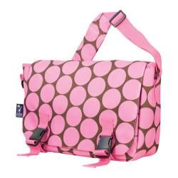 Wildkin Jumpstart Messenger Bag Big Dots Pink