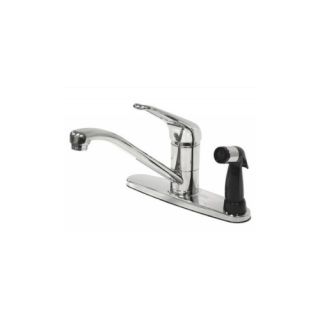 Elements of Design ES563C Universal One Handle Kitchen Faucet With Deck Spray