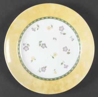 Corning Classical Garden Luncheon Plate, Fine China Dinnerware   Green Stripes,Y