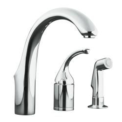 Kohler K 10441 cp Polished Chrome Forte Entertainment Remote Valve Sink Faucet With Sidespray