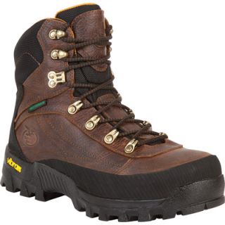 Georgia Crossridge Waterproof Steel Toe EH Hiker Work Boot   Dark Brown, Size 8,