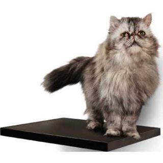 Basic Loft Cat Shelf in Espresso, 14 L X 17 W X 1 H