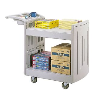Safco Two Shelf Office Cart   45X23x37 1/4