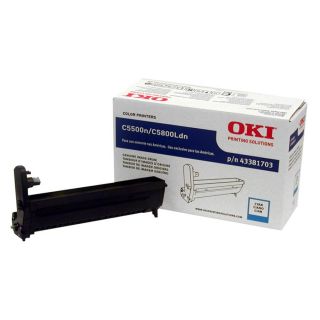 Oki Cyan Image Drum For C5500n And C5800ldn Printers