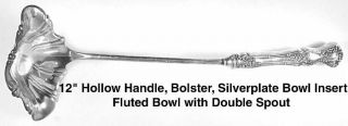 International Silver Vintage (Silverplate,1904,No Monograms) Punch Ladle with Si