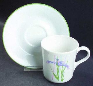 Corning Shadow Iris Mug/Cup & Saucer Set, Fine China Dinnerware   Corelle, Purpl