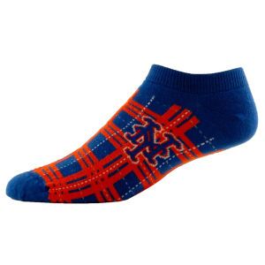 New York Mets For Bare Feet Highland Plaid Sock