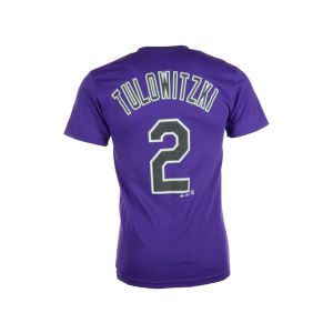Colorado Rockies Troy Tulowitski Majestic MLB Official Player T Shirt