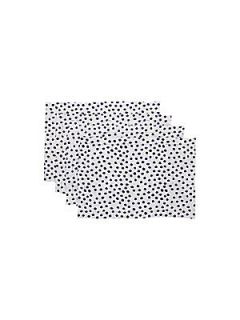 Oscar de la Renta Dot Print Linen Placemats, Set of 4   Ikat Dot