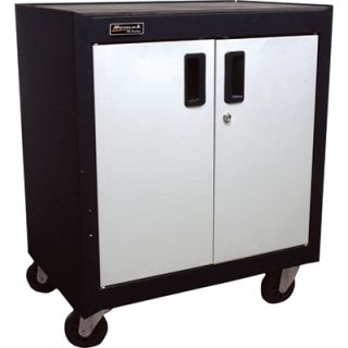 Homak SE Series 2 Door Mobile Cabinet   26 3/4in.W x 18in.D x 31in.H, Model#