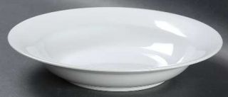 Nikko Glacier Soup/Cereal Bowl, Fine China Dinnerware   Fine China, All White, N
