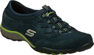 Womens Skechers Relaxed Fit Breathe Easy Fair Game   Navy/Navy Casual Shoes