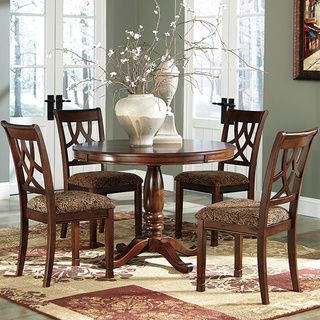 Signature Design By Ashley Leahlyn Round Dining Room Table Base And Top