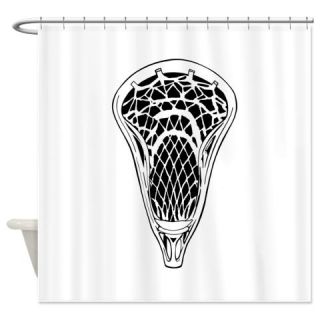  Lacrosse Stick Head Shower Curtain  Use code FREECART at Checkout