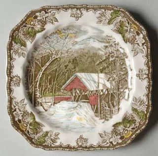 Johnson Brothers Friendly Village, The (Made In England Square Salad Plate, Fi