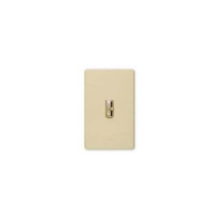 Lutron AY600PIV Dimmer Switch, 600W 1Pole Ariadni Toggle Dimmer Ivory