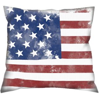 Flag Decorative Pillow, Beige