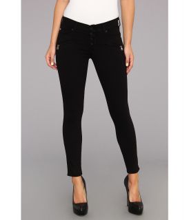 Hudson Krista Ankle Super Skinny w/ Exposed Buttons in Black Womens Jeans (Black)
