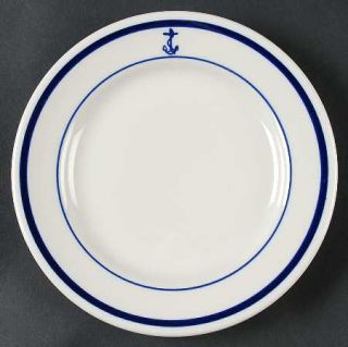 Shenango Us Navy Mess Wardroom Officer Salad Plate, Fine China Dinnerware   Blue