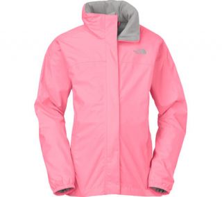 Girls The North Face Resolve Reflective Jacket   Sugary Pink Waterproof
